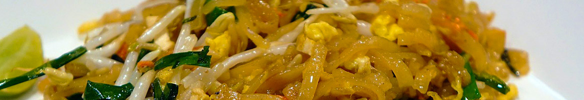 Eating Chinese Thai Vegetarian at Thai & Chinese Food restaurant in Oxnard, CA.